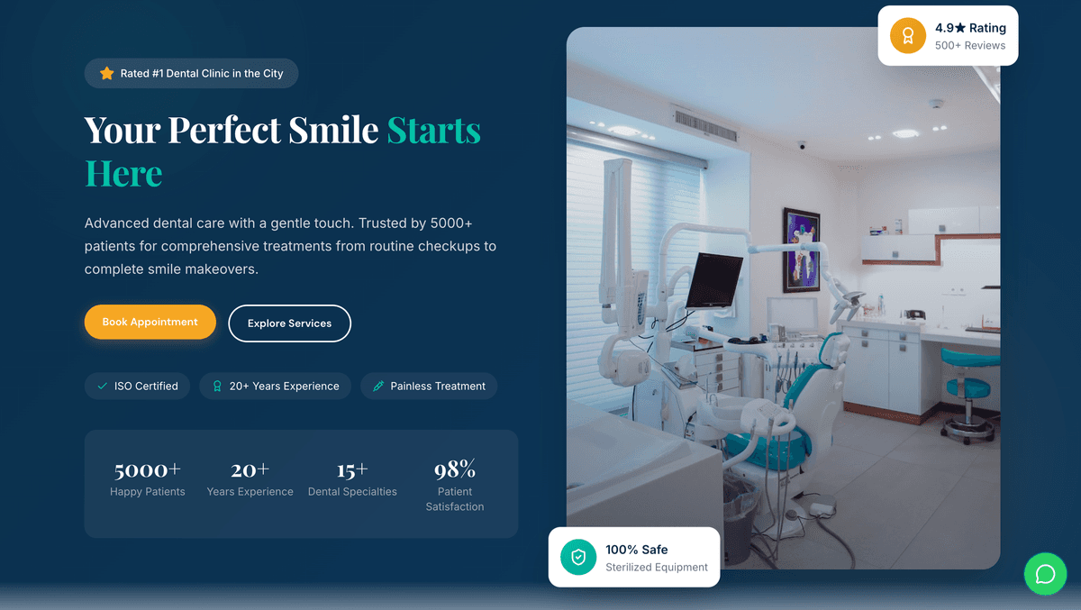 SmileCare Dental Website